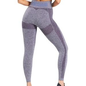 Gymshark Flex High Waisted Leggings - Purple Marl No Tag fits like Sm Like New